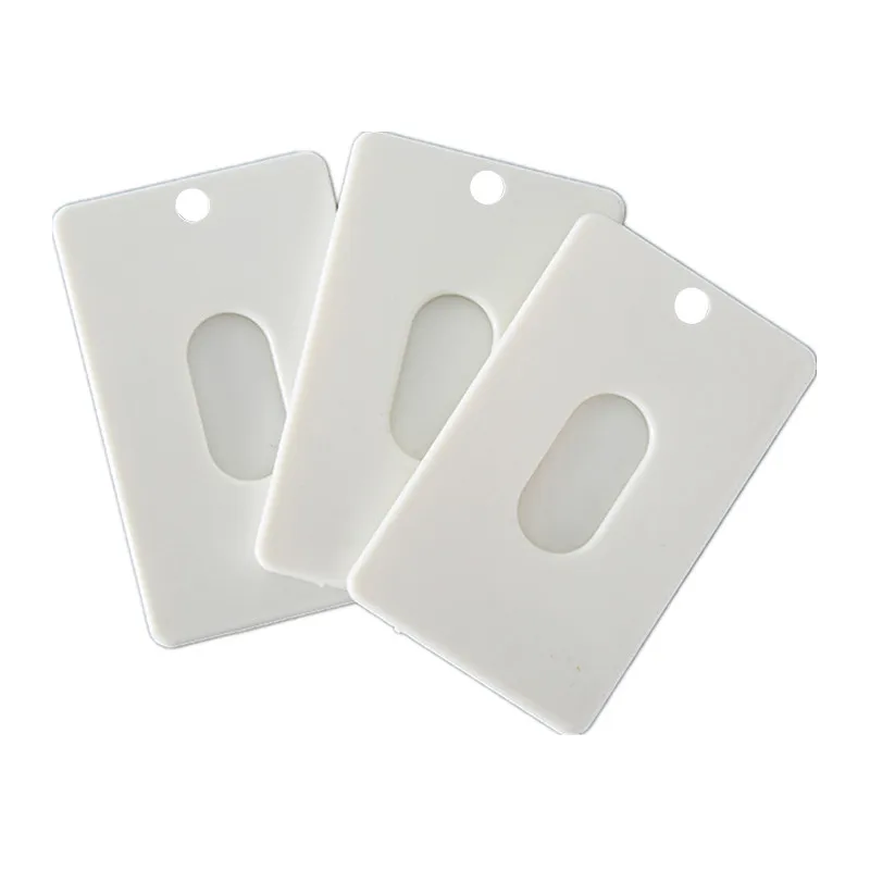

1pc IC ID Credit Card Cover Case Pass Badges Card Holder Sleeve Bus Access Card Protective Case Badge Keychain