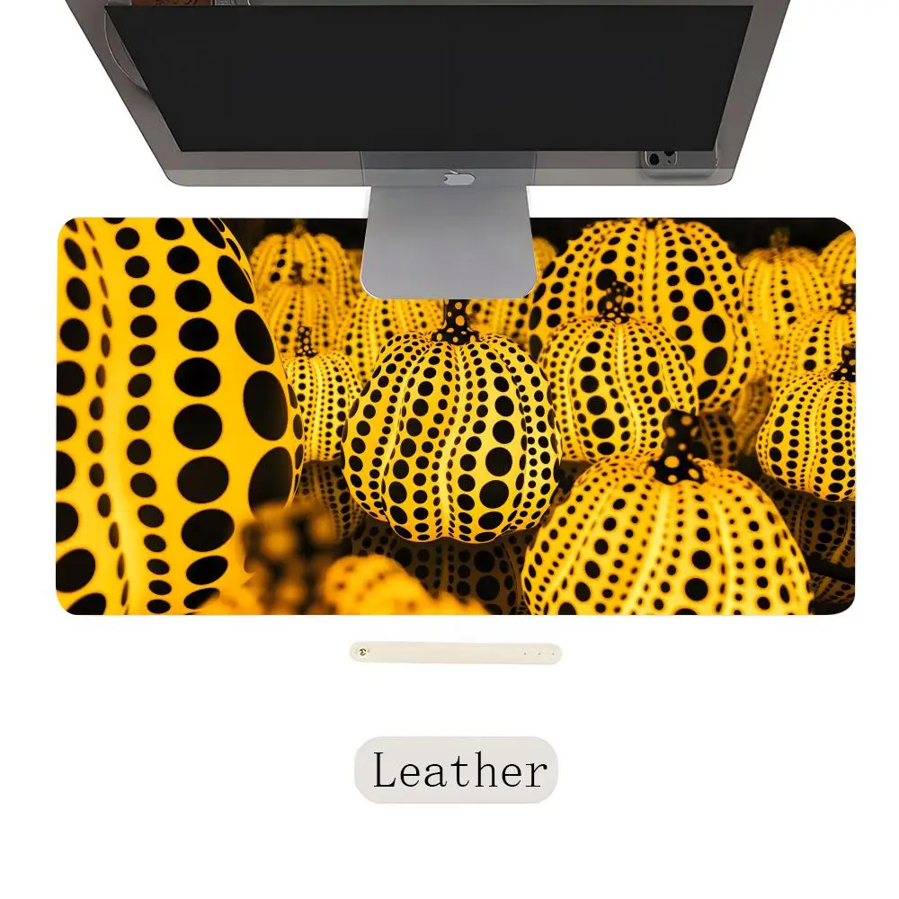 Pumpkin Yayoi Kusama Mouse Pad Hot Game Mouse Pad Stampa/Modello Large Computer Mouse Pad Gaming Mouse Pad Impermeabile