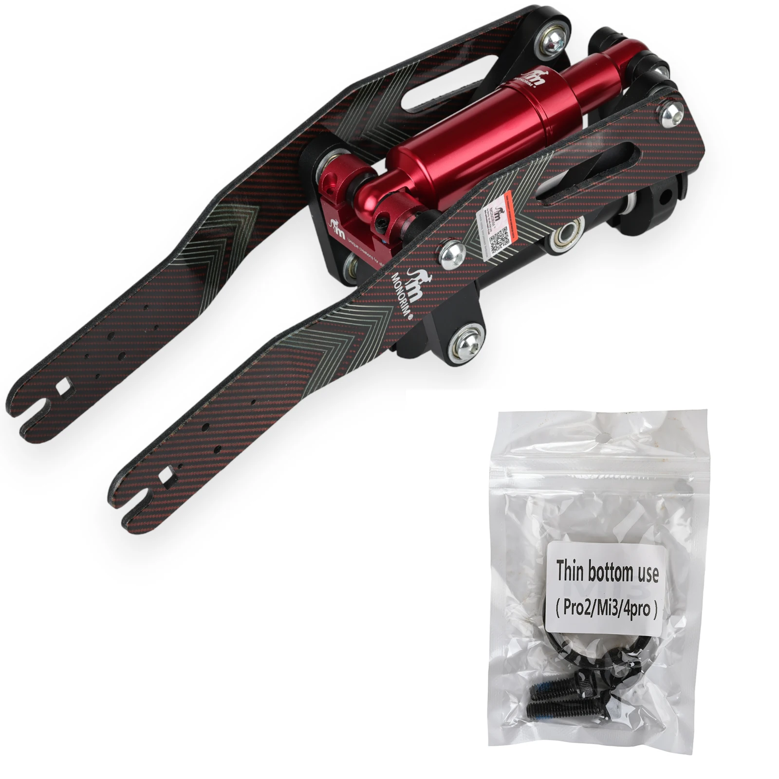 Kit Fourche De Suspension Avant Pour Xiaomi M365 Pro/Pro2/1S/Essential Lite/Mi 3 - Amortisseur + Garde-Boue + Support