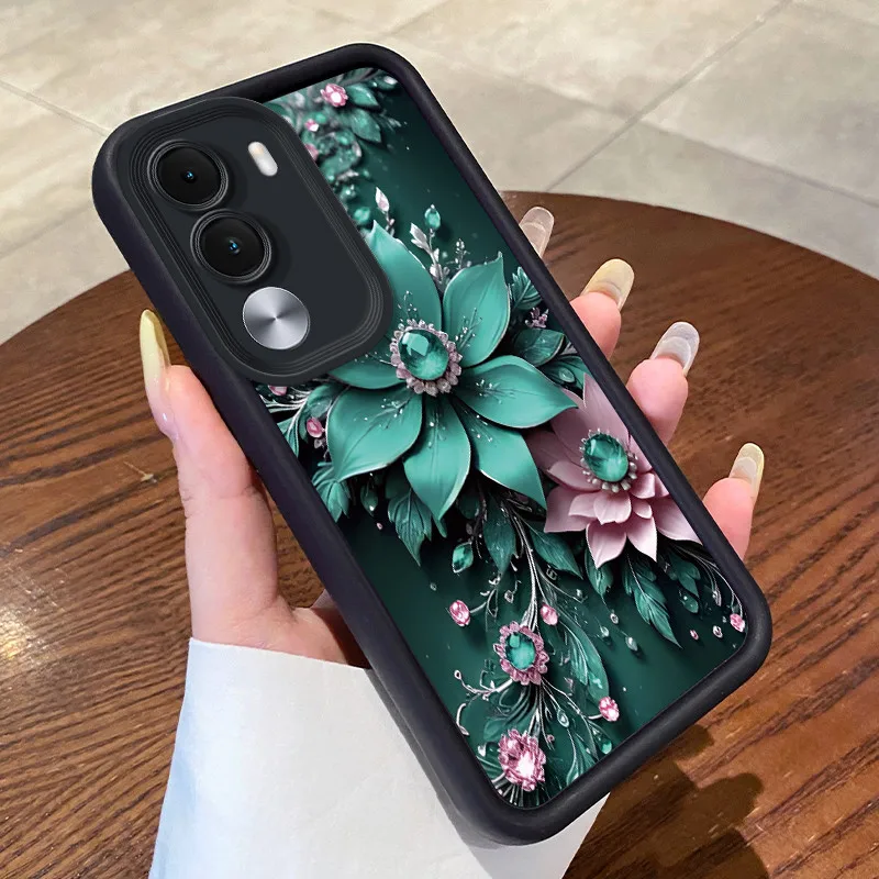 Butterfly Flower Whale Pattern Shockproof Silicone Case – Fall Prevention Protective Cover
