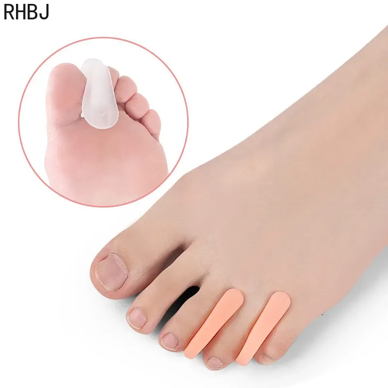A-shaped Silicone Toe Separator 2/4Pcs for Foot Care