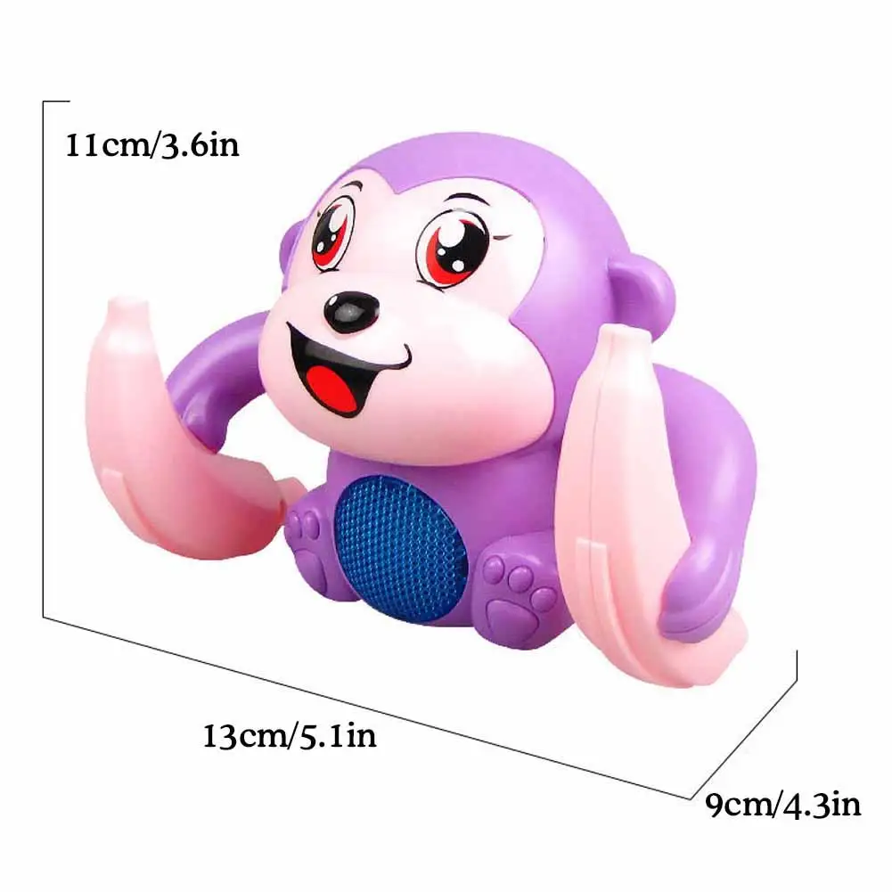 Electric Tumbling Monkey Learning To Climb Induction Music Toys Kids Toys Monkey Voice Light Puzzle Control Rolling Cartoon 6