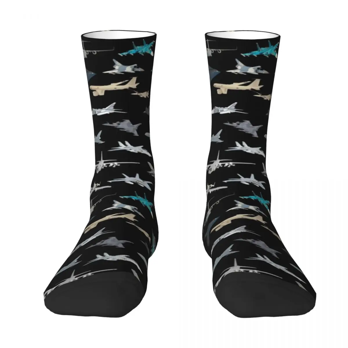 

Modern Military Airplanes Socks funny gift sports socks Socks Women Men's