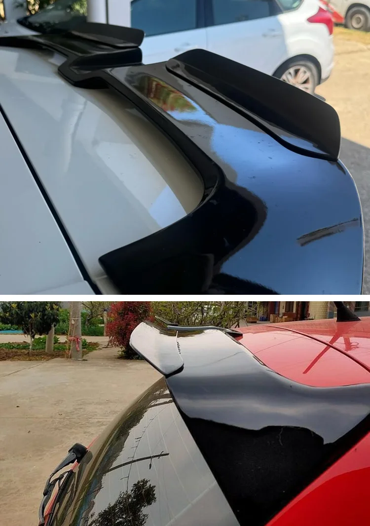 2 Stücke Oettinger Stil Dachspoiler Flügelverlängerungen Klappen Passend Für VW Volkswagen Zubehör Golf 6 7 MK6 MK7 Polo MK5 Fitting ABS – Detail 3