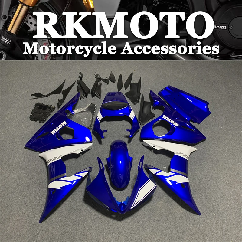 

Motorcycle Fairing Set Body Kit Plastic For Yamaha YZF-R1 YZF R1 2002 2003 02 03 Accessories Full Bodywork White Blue