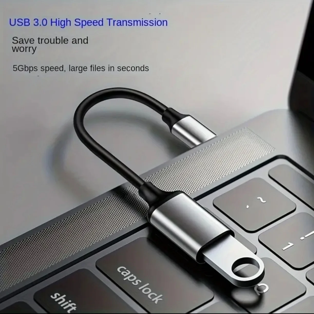 OTG Adapter Type C Cable USB To Type C Connector For Xiaomi Samsung S23 S22 S20 MacB