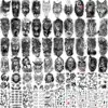 60 Sheets Ferocious Lion Tiger Temporary Tattoos For Men Women Arm Neck Devil Skull Tattoo Black Wolf Dragon Tatoo Small Desgin 1