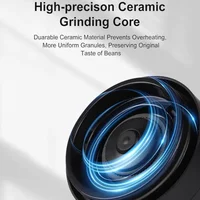 2024 New Portable Electric Coffee Grinder 38 Gears Adjustment Ceramic Filter Long Battery Life One-Button Start Bean Grinder 3