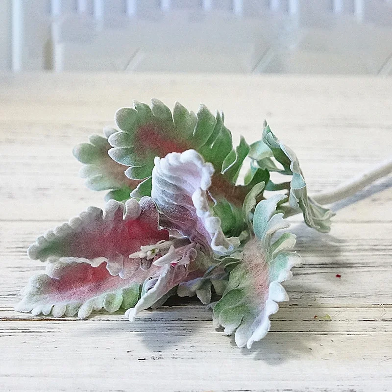 

Искусственные цветы, зеленые листья, флокированные, праздничные вечеринки, свадьбы, украшения дома, искусственные растения