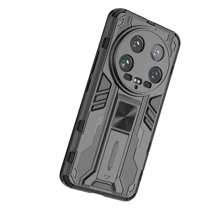 حافظة لهاتف Xiaomi Mi 14 Ultra حافظة فاخرة بحامل م...