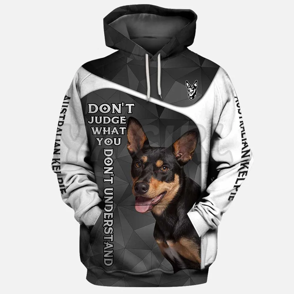 Don't Judge What You Dont Understand Malinois  3D Printed Hoodies  Unisex Pullovers Funny Dog Hoodie Casual Street Tracksuit