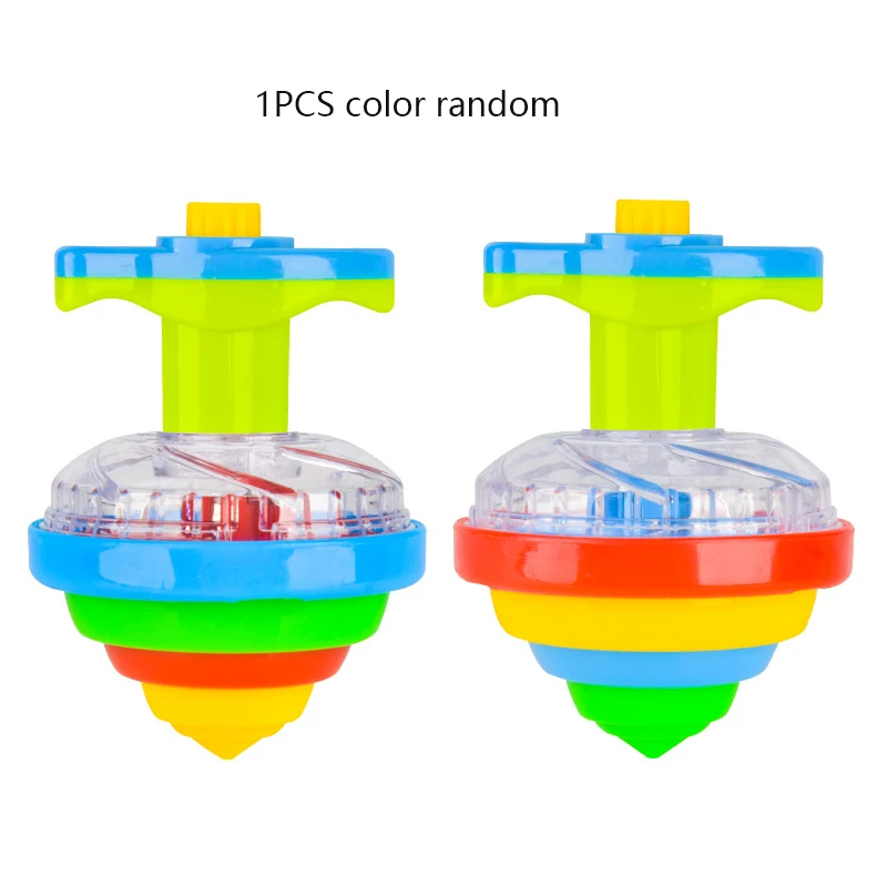 

1 Set Electric Spinning Top Flashing Light Music Cute Animal Figures Model Launcher Glow At Night Rotating Kid Toy