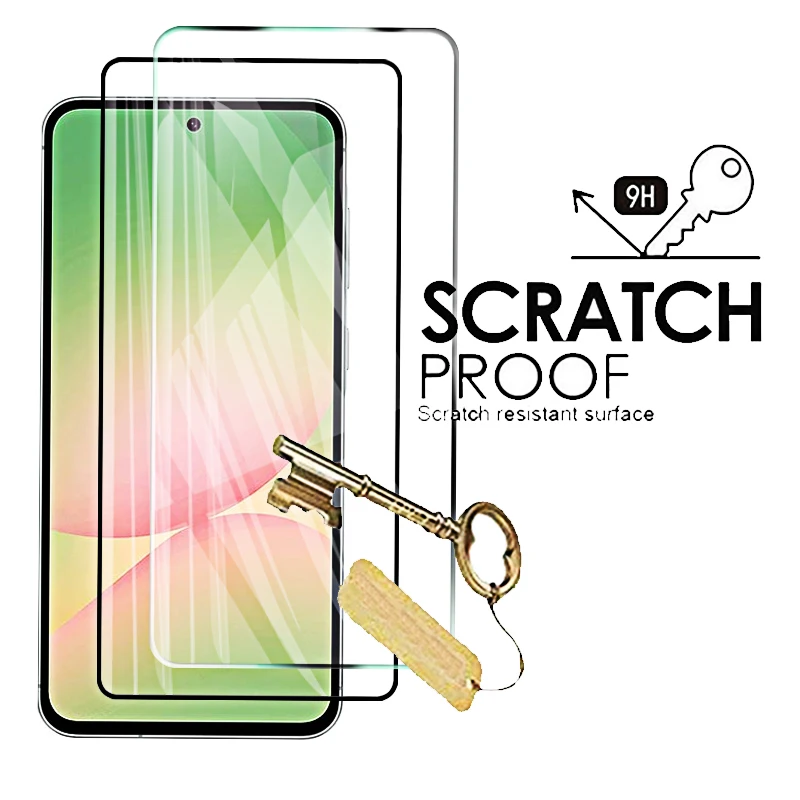 Premium Tempered Glass Screen Protector with Camera Lens Cover Film