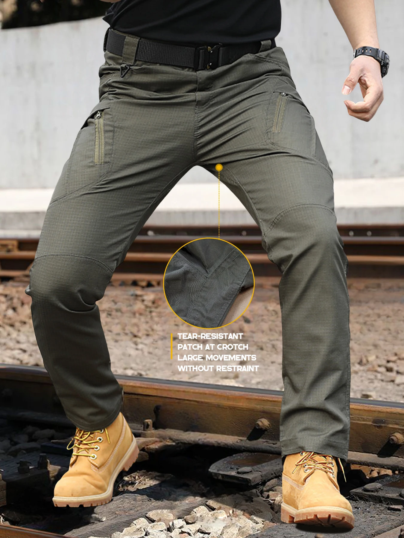 Men’s IX9 Tactical Work Pants with Multi Pocket Design