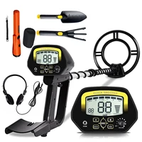 MD-4060 Portable Lightweight Underground Metal Detector with Adjustable Length for Gold Treasure Hunting