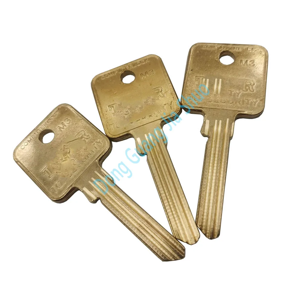 5PCS Keyblank Europe Germany JS M3 M2 LD2 Everyday Key Blanks Steel Key Blanks for Locksmith Chute