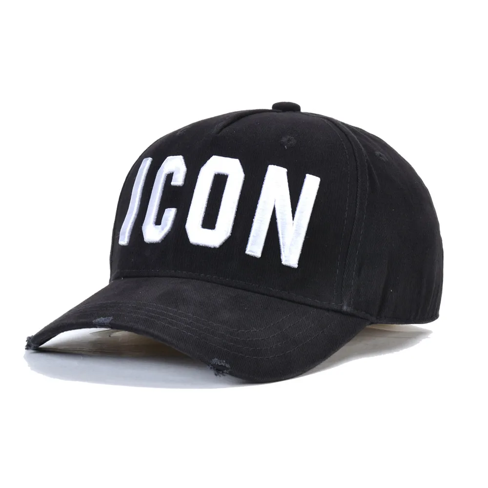 

DSQICOND2 Brand Baseball Caps Cotton ICON Letters High Quality Cap Men Women Embroidery Design Hat Trucker Snapback Dad Hats