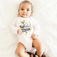 Baby Romper Boys Girl Clothes Eid Mubarak Print Infant Bodysuit Eid Toddler Long Sleeve Rompers Newbron Shower Gift Bodysuits 1