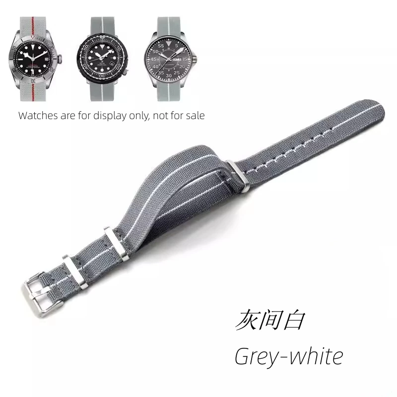 Elastic Nylon Waterproof Outdoor Sport Watchband Strap