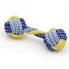 Dog Toy Carrot Knot Rope Ball Cotton Rope Dumbbell Puppy Cleaning Teeth Chew Toy Durable Braided Bite Resistant Pet Supplies 5