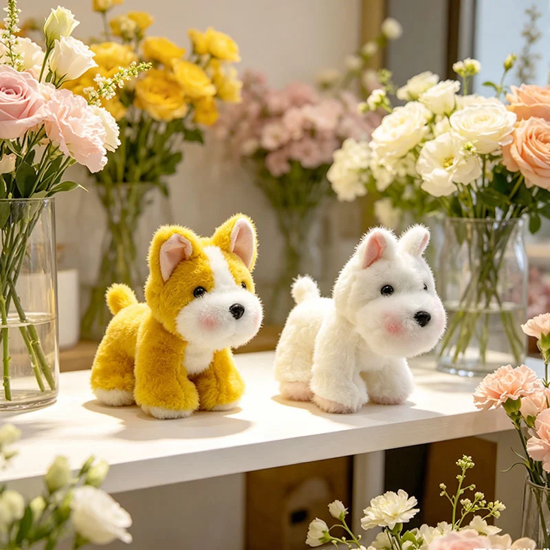 Kawaii Puppy Dog Plush Toy - Adorable Plushie Gift
