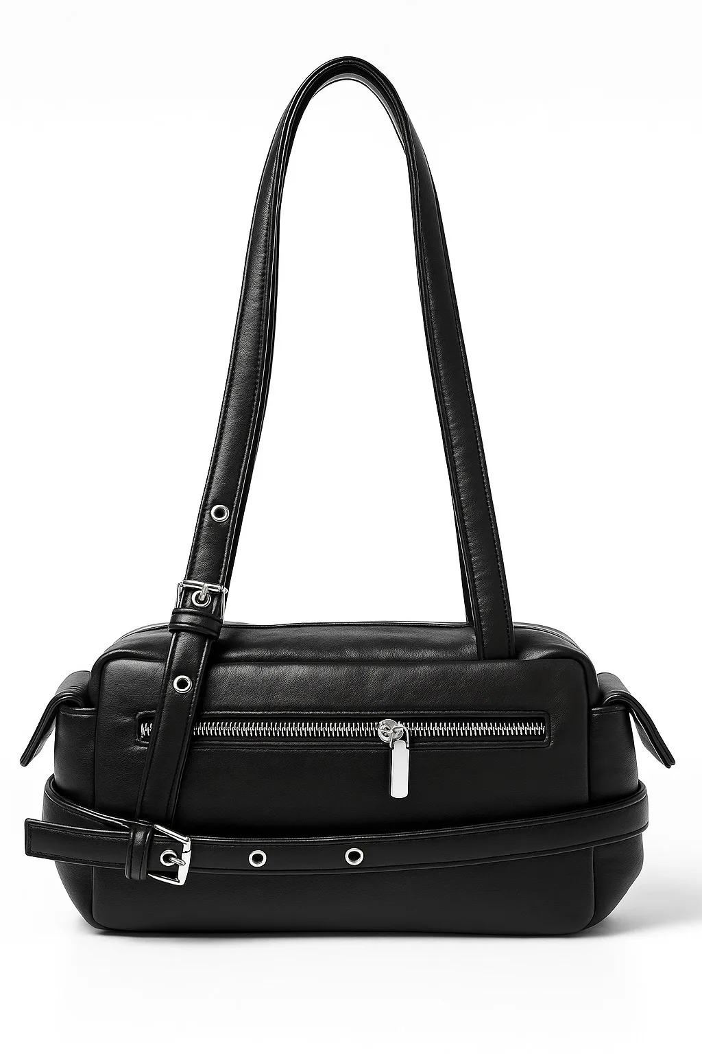 Leather Shoulder Bag for Women with Multiple Pockets Shoulder Handbags Purses Top Handle Bag Simple Shoulder Bag for Travel Work