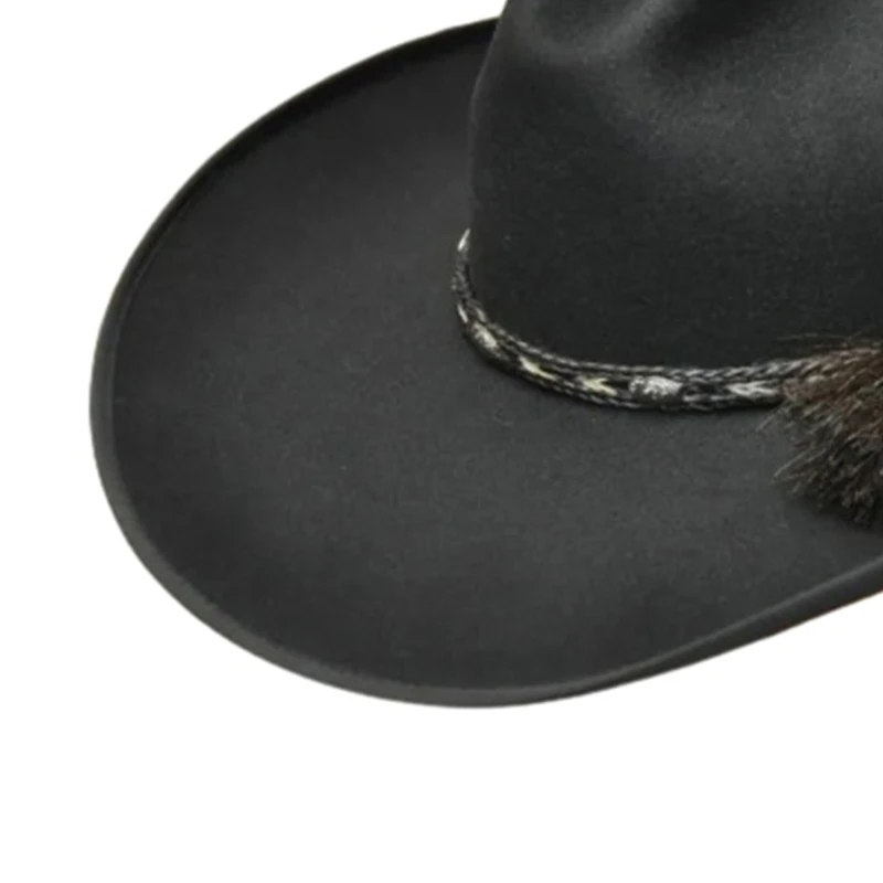 Westerse cowboyhoed breedgerande Fedora's hoed cadeau voor vriendje hoed breedgerand