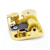 Yunsheng Gold Plating Clockwork Music Box Hand-operated Type The Blue Danube Eight Tone Box Movement DIY Accessories 4