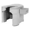 Mobile Toilet Portable Shower Stool Folding Commode Chair Non Slip Strong Load Bearing Capacity Easy Installation for Bedroom 1