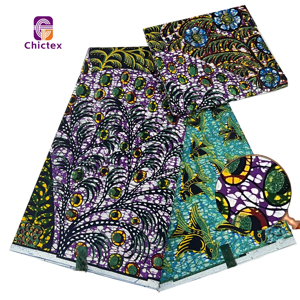 100% Ankara prints fabrics African fabrics wax super golden grand wax