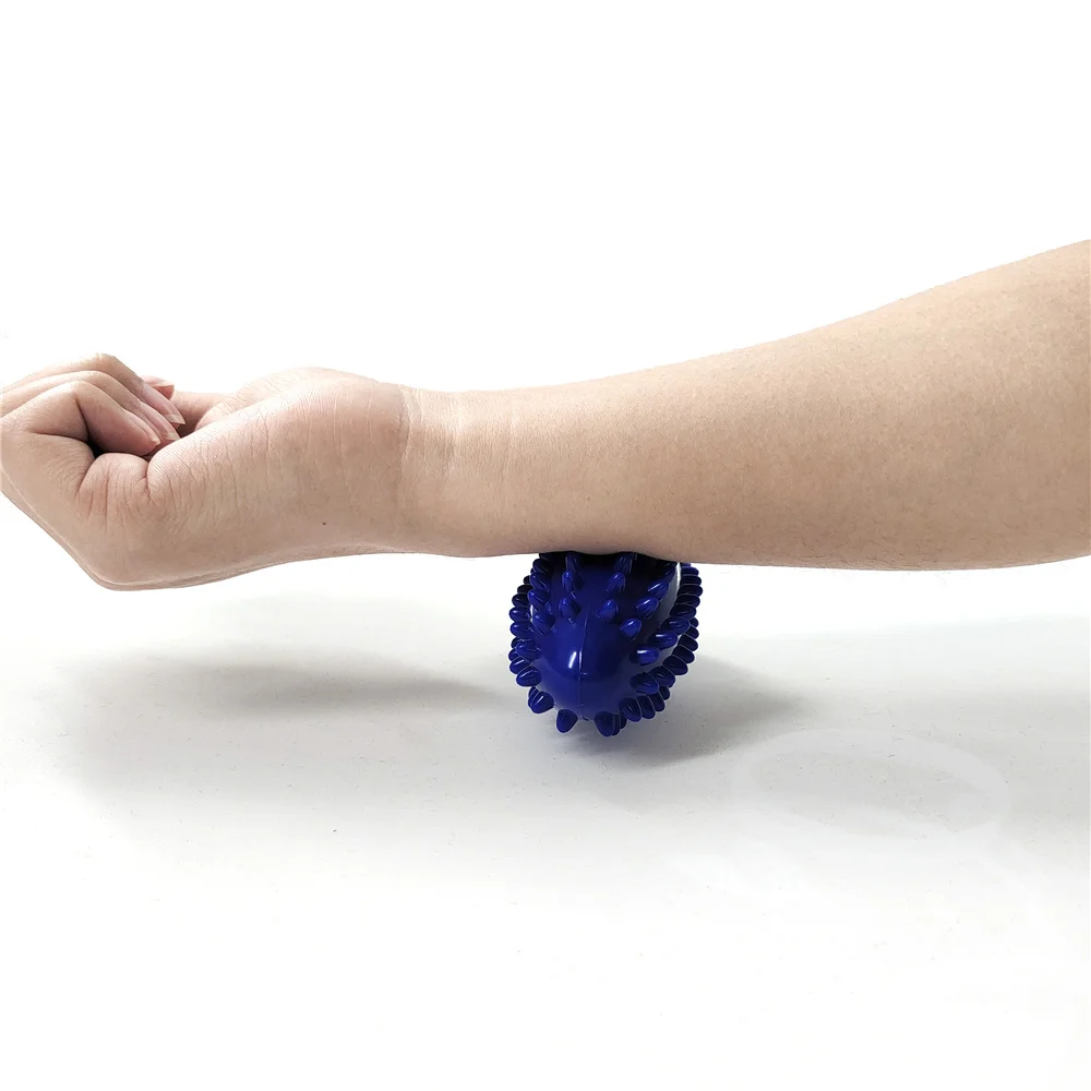 1pcs Foot Massage Ball Spiky Reliever Hedgehog Ball Fascia Relax Massager Plantar Fasciitis Trigger Point Shiatsu Pain Relief massage ball,foot massager