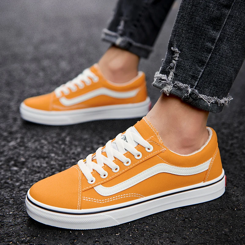 Classic Fashion Plaid Men Skateboard Shoes Beathable Vulcanized Canvas Shoes Man Non-slip Sports Shoes Women Zapatillas De Skate