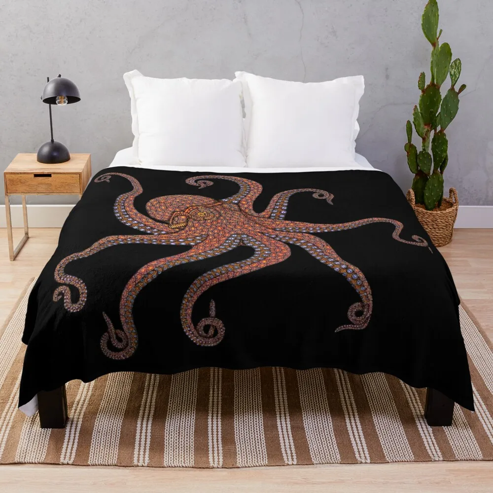 

Spirit Animal Octopus Throw Blanket Kid'S Blanket Blankets For Sofas