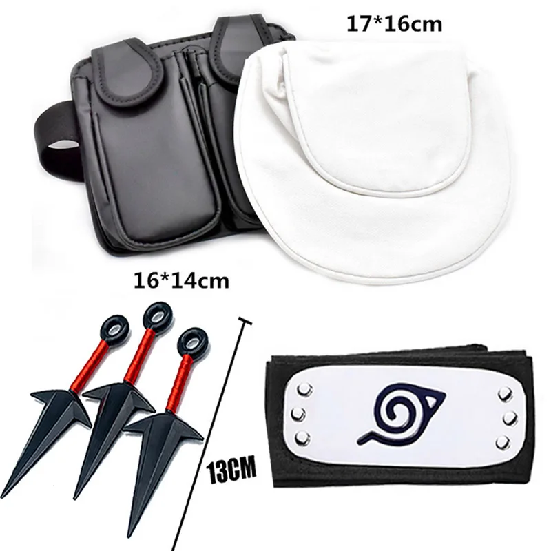 アンファン カカシ 小物入れ 6pcs/SET Anime Naruto Costumes Cosplay Accessories Weapon
