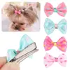 Hair Clips For Dogs Cat Sweet Bow Hairpins Colorful Hair Barrette Puppy Beauty Supplies Pet Butterfly Bows Pet Supplies 1