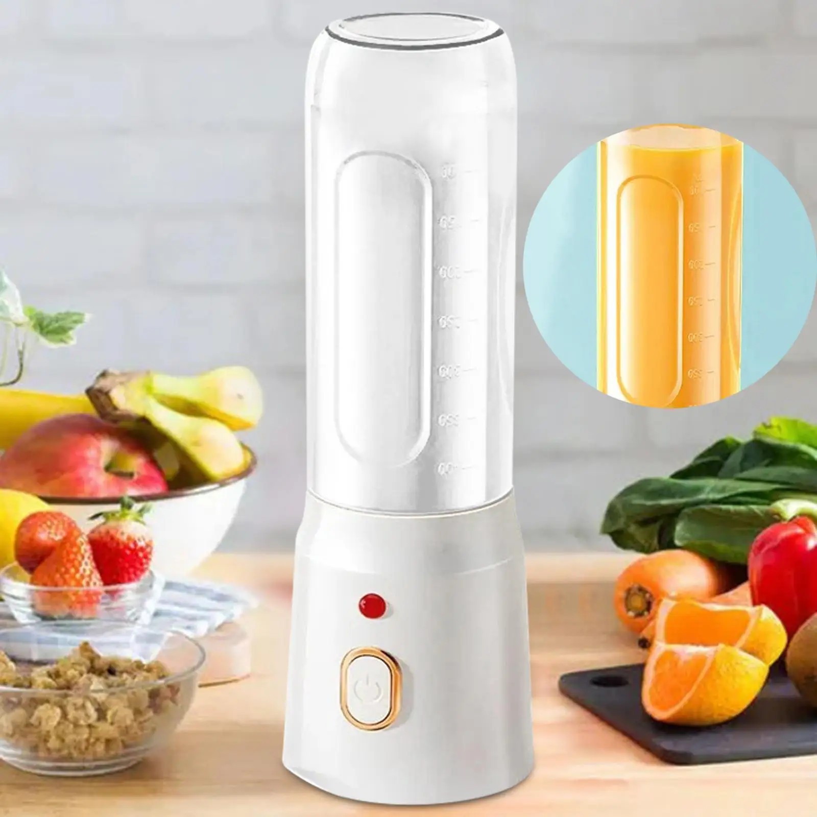 

Portable Juicer Mixing Great Juicer Cup USB Rechargeable Mini Blender Fruit Extractors for Home Office Kitchen Gym Sports Travel