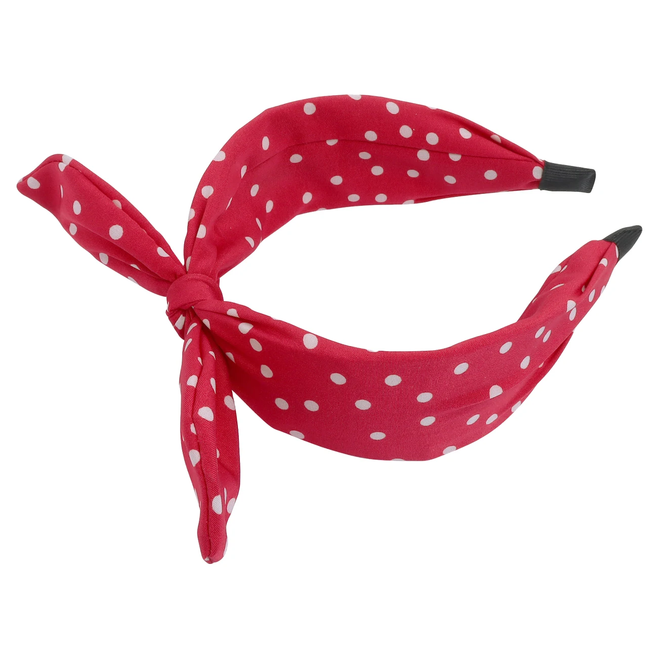 Vintage Polka Dot Bow Headband for Women - Cute and Versatile Daily Wear Hair Accessory