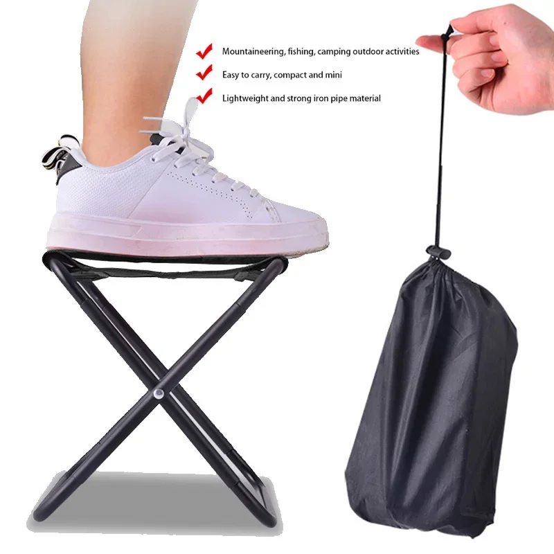 Outdoor Camping Small Chair Portable Folding Stool Bench folding chair retractable stool