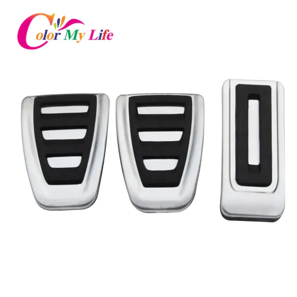 Stainless Steel Car Pedals Kit for Volkswagen VW Multivan T5 T6 Caravelle T6 Gas Brake Pedal Protection Cover