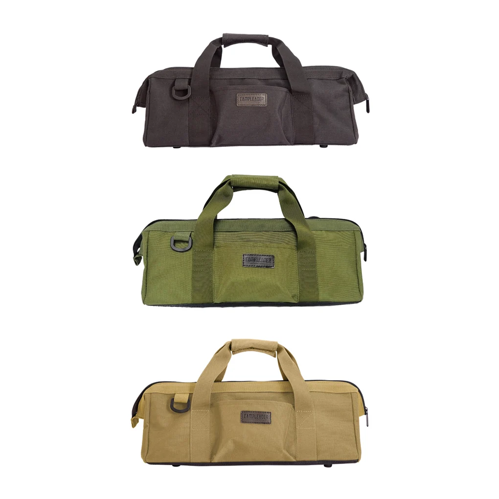 

Multifunctional Tool Storage Bag Camping Tent Peg Nails Carry Box Large Capacity Zippered Sundry Waterproof for