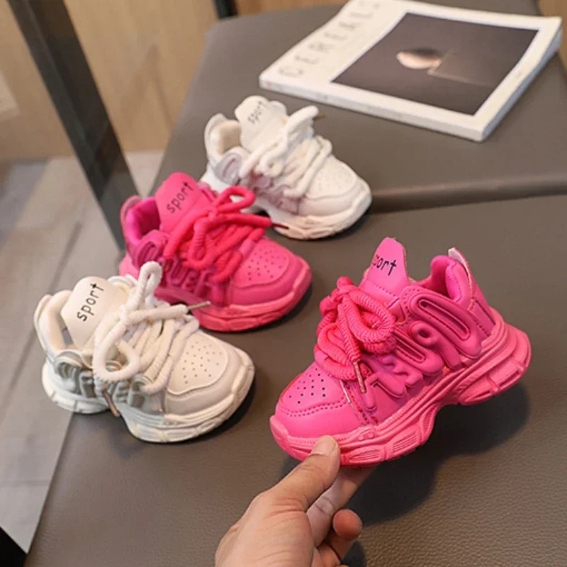 

Baby Shoes Kids Casual Sneakers Running Sports Shoes 2024 Spring Autumn Toddlers Boys Girls Fashion Soft Sneakers for Children