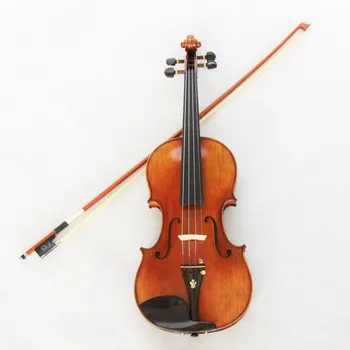 Top Quality Professional Violin Beautiful High End All Solid Wood Violin Professional Handcrafted Violin