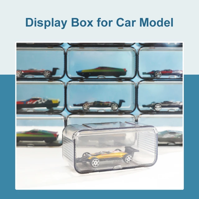 Original Hot Wheels Car Storage Box for Diecast 1:64 Voiture Display Box  Matchbox Collection Educational