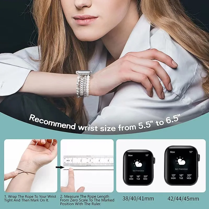 Jewelry+Alloy Metal Strap For Apple Watch Band 45mm 44mm 41mm 42mm 40mm 49mm Women Bracelet Wristband For iWatch 8 7 654 SE Belt