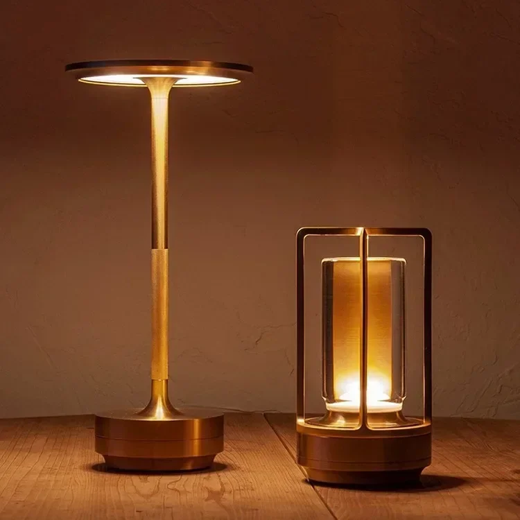 LED Light Bulb Japanese Portable Rechargeable Metal Texture,Camping, Outdoor Birthday Party Atmosphere Lamp bedroom decoration