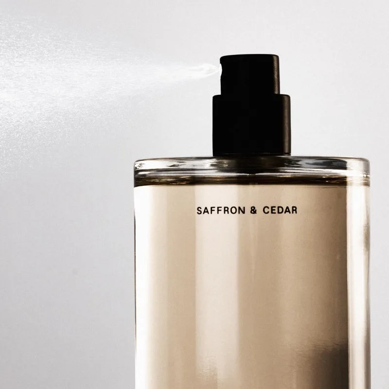Salt & Stone Body Mist Saffron Cedar Scent Skincare Infused Hair Body Spray Women And Men 100ML Long Lasting Fragrance Natural_voghion.com