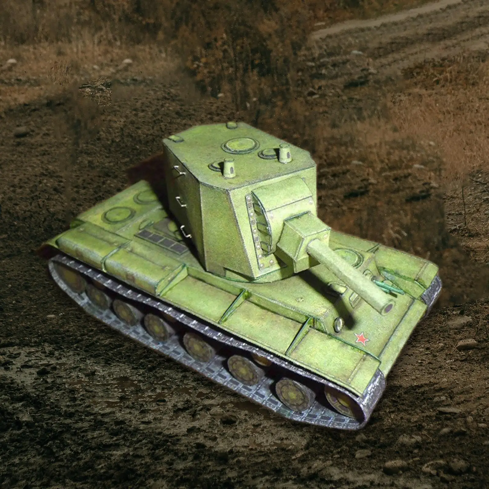 

1/35 Tank DIY Assemble Craft Toy 3D Paper Puzzle Paper Model