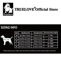 חגורת חיות מחמד TRUE LOVE ללא משיכה, ניילון משקף, חגורת כלבים מתכווננת ונוחה לשליטה, צעד-באזור מבריק Truelove TLH5654 5