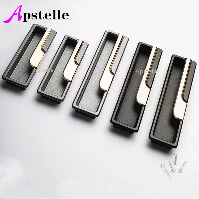 

Apstelle Tatami Invisible Open-top No Punch Drawer Dark Hand Move Door Buckle Cabinet Door Dark Buckle Flat Pull Hand Door Knob