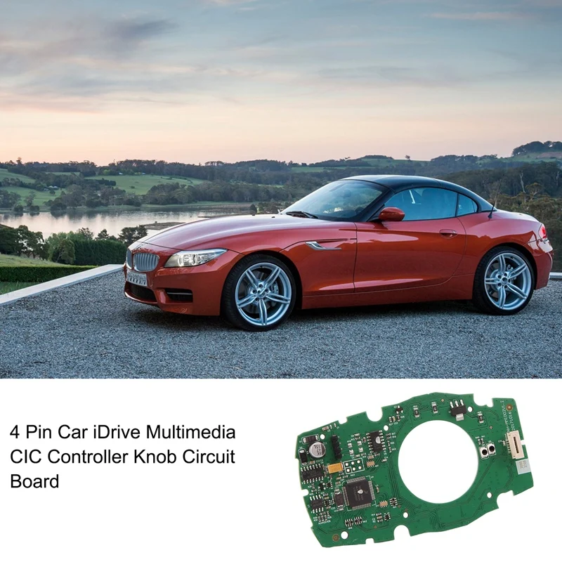 

4 Pin Car Idrive Multimedia CIC Controller Knob Circuit Board Repair For-BMW 3 Series X5 Z4 X6 5 Series X1 E Chassis
